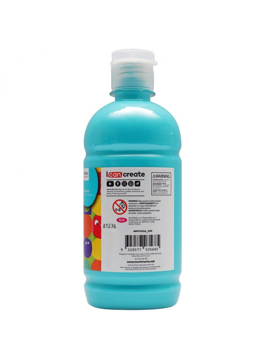 Mont Marte Turquoise Poster Paint 500ml