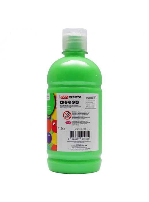 Mont Marte Poster Paint 500ml (16.91oz) - Yellow Green