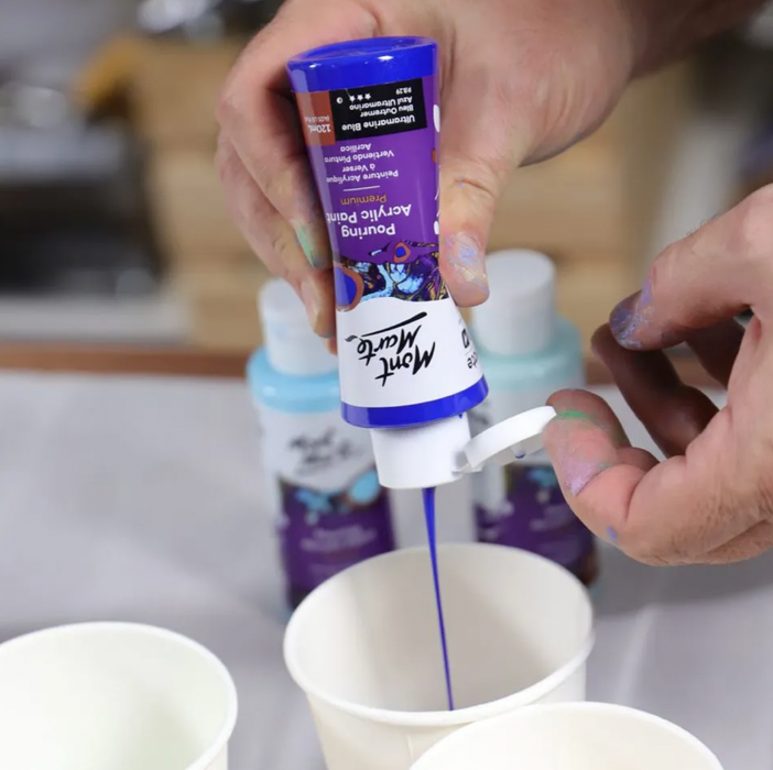 Golden Beach Pouring Acrylic Paint Set Premium 4pc x120ml