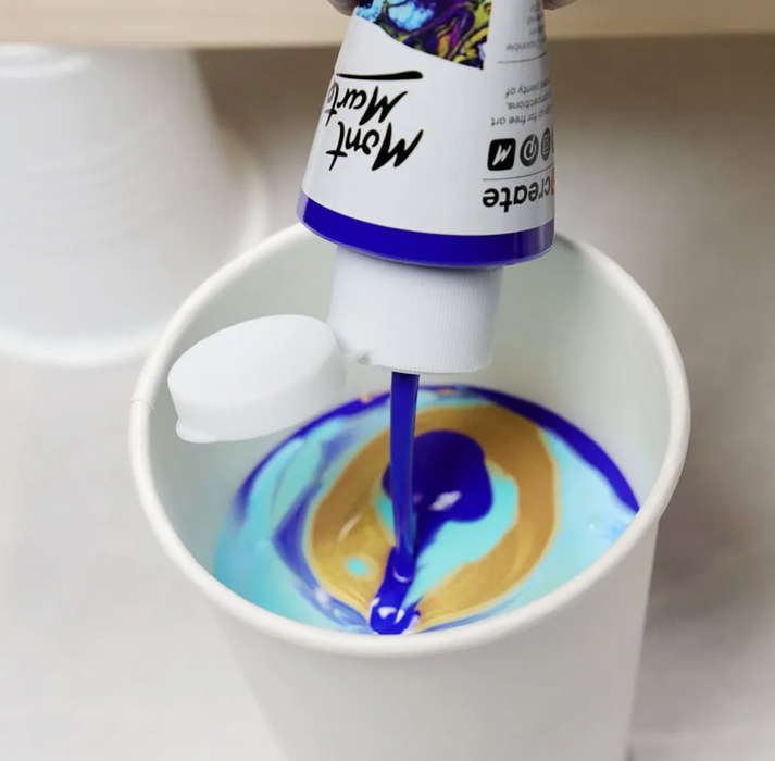 Golden Beach Pouring Acrylic Paint Set Premium 4pc x120ml