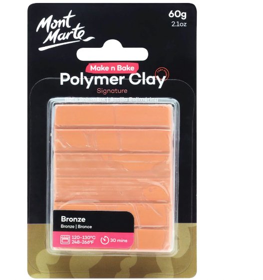 Bronze Make n Bake Polymer Clay Signature 60g - Handy Mandy Craft Store