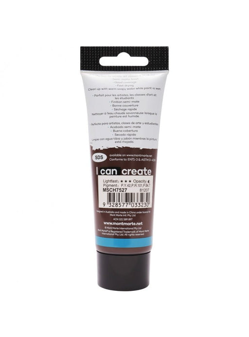 Burnt Umber Signature Acrylic Paint 75ml - Handy Mandy Craft Store