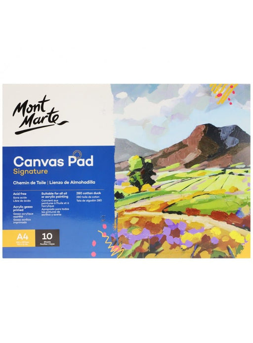 Canvas Pad 10 Sheet A4 - Handy Mandy Craft Store