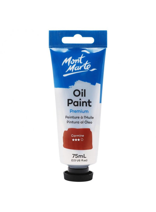 Carmine Premium Oil Paint Tube 75ml - Handy Mandy Craft Store