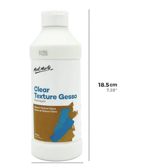 Clear Texture Gesso Premium 500ml (16.9oz) - Handy Mandy Craft Store
