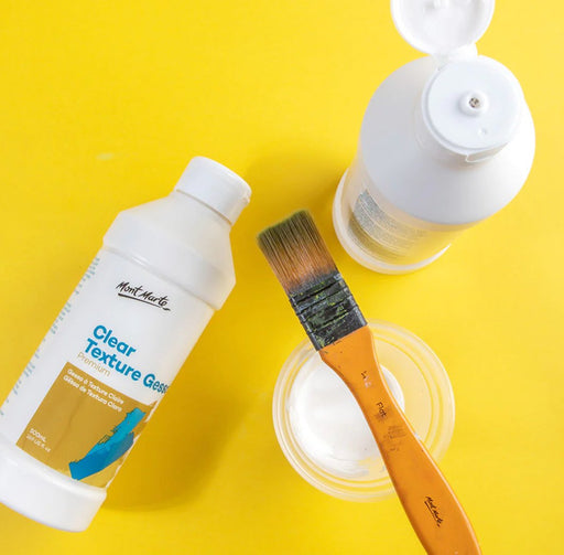 Clear Texture Gesso Premium 500ml (16.9oz) - Handy Mandy Craft Store