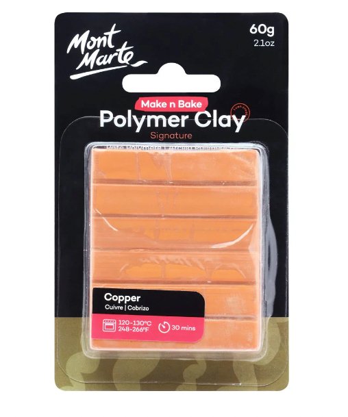 Copper Make n Bake Polymer Clay Signature 60g - Handy Mandy Craft Store