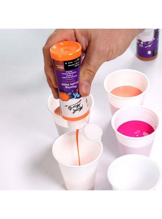 Coral Premium Pouring Acrylic Paint 120ml 4pc Set - Handy Mandy Craft Store