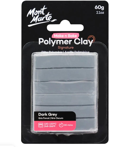 Dark Grey Polymer Clay Signature 60g - Handy Mandy Craft Store