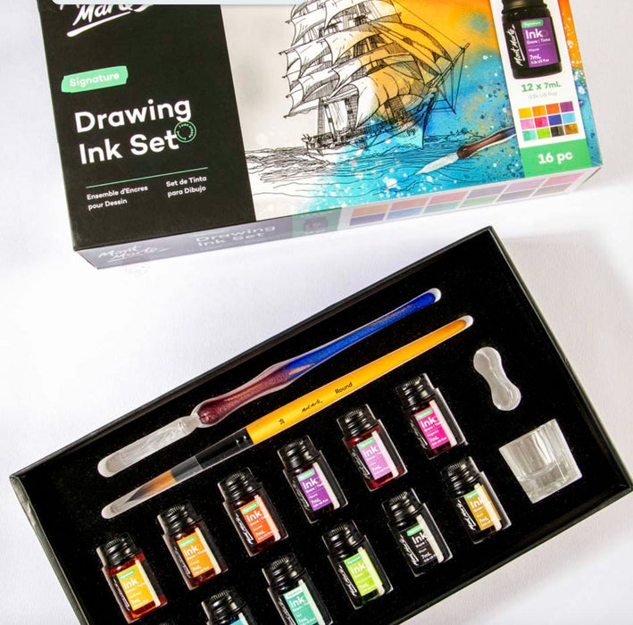Drawing Ink Set Signature 16pc - Handy Mandy Craft Store