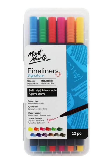 Fineliners Signature 12pc - Handy Mandy Craft Store