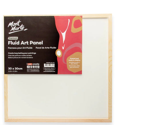 Fluid Art Panel Premium 30 x 30cm (12 x 12in) - Handy Mandy Craft Store