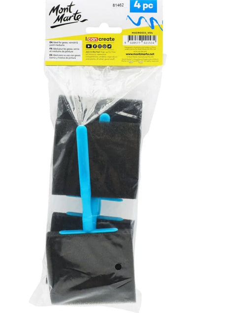 Foam Brushes Discovery 75mm 4pc - Handy Mandy Craft Store