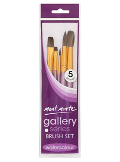 Gallery Series Brush Set Watercolour 5pce