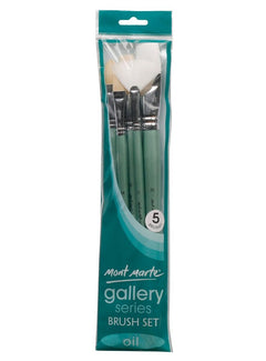 Gallery Series Oil Brush Set 5pc