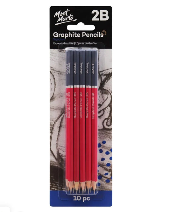 Graphite Pencils 2B Signature 10pc - Handy Mandy Craft Store