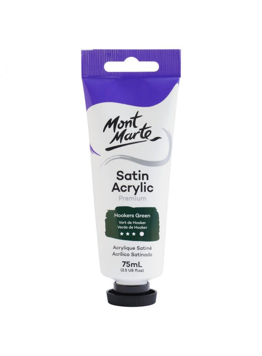 Hookers Green Premium Satin Acrylic Paint 75ml - Handy Mandy Craft Store