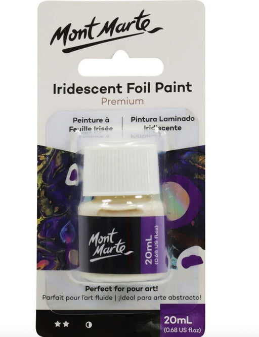 Iridescent Foil Paint Premium 20ml - Handy Mandy Craft Store