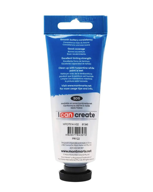 Magenta Oil Paint Premium 75ml Tube - Handy Mandy Craft Store