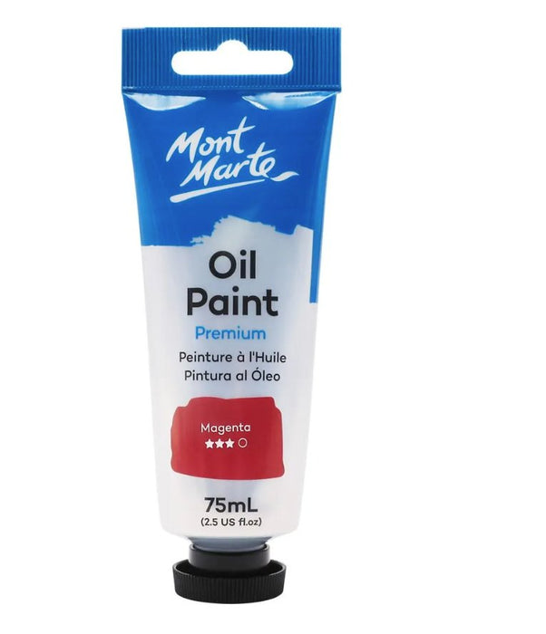Magenta Oil Paint Premium 75ml Tube - Handy Mandy Craft Store