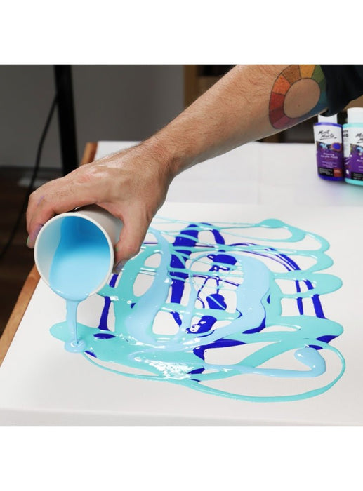 Marina Premium Pouring Acrylic Paint 120ml 4pc Set - Handy Mandy Craft Store