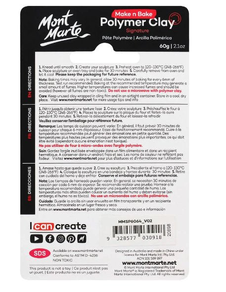 Metallic Green Make n Bake Polymer Clay Signature 60g - Handy Mandy Craft Store