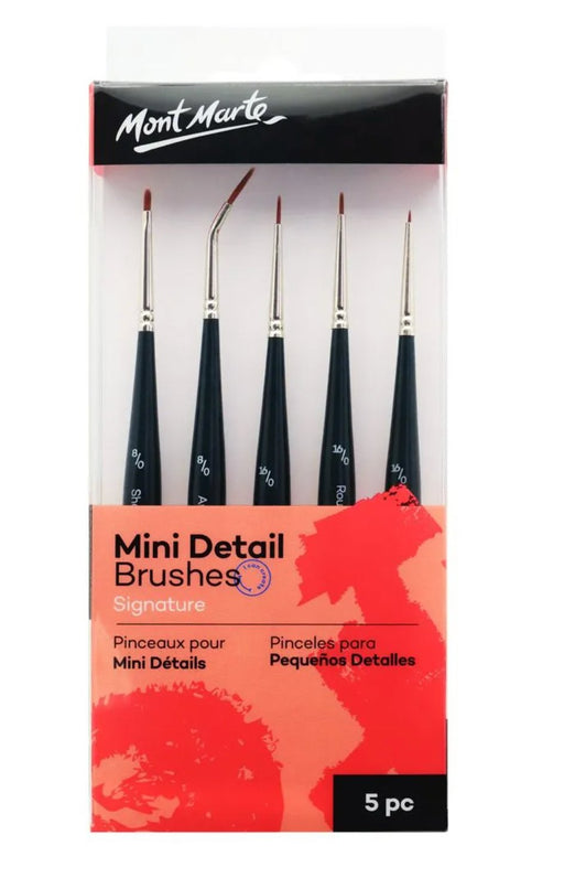 Mini Detail Brushes Signature 5pc - Handy Mandy Craft Store