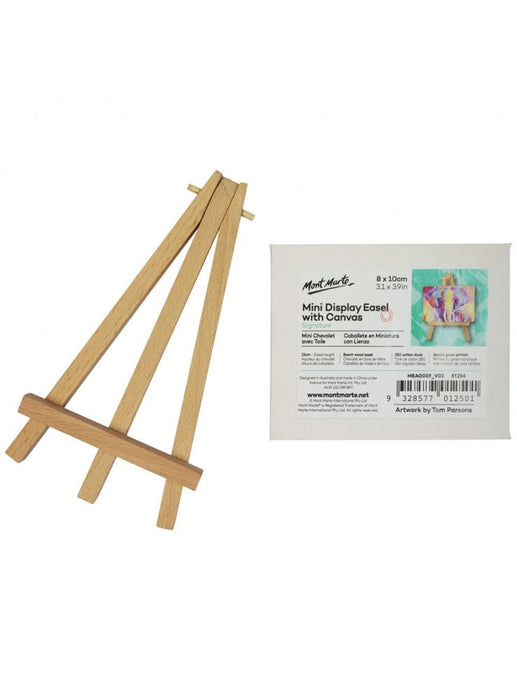 Mini Display Easel With Canvas 8X10Cm - Handy Mandy Craft Store