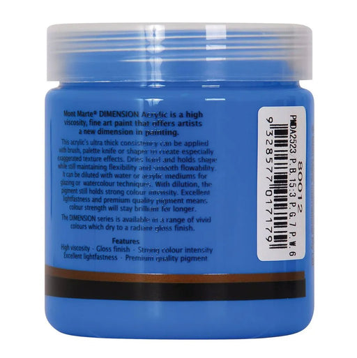 Monastral Cerulean Dimension Acrylic Paint Premium 250ml - Handy Mandy Craft Store