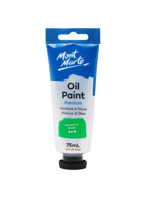 Monastral Green Oil Paint Tube Premium 75ml - Handy Mandy Craft Store