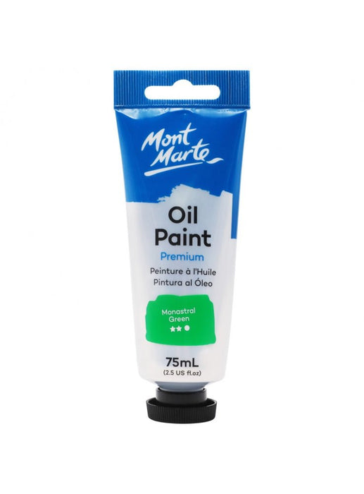 Monastral Green Oil Paint Tube Premium 75ml - Handy Mandy Craft Store