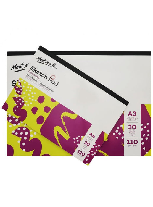 Mont Marte Discovery Sketch Pad A3 110gsm 30 Sheets - Handy Mandy Craft Store