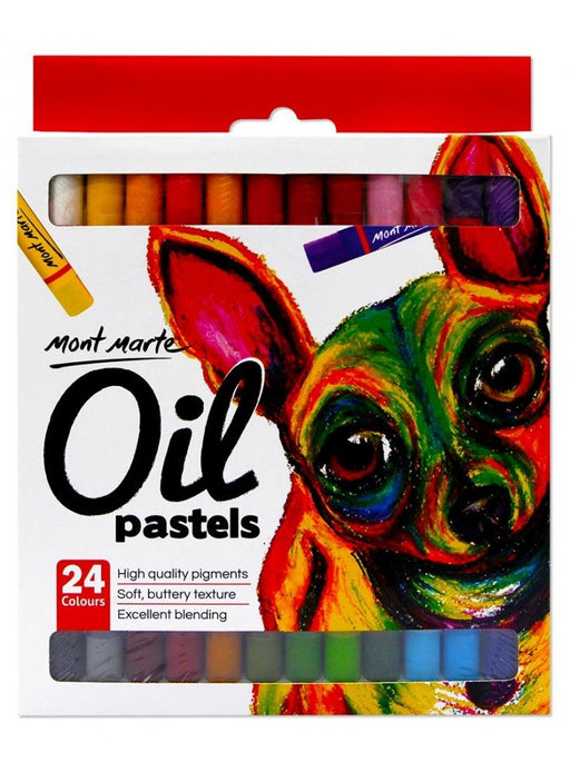 Mont Marte Oil Pastels 24pc - Handy Mandy Craft Store