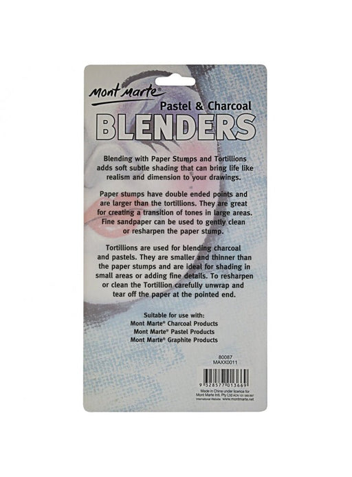 Mont Marte Pastel & Charcoal Blenders 7pce - Handy Mandy Craft Store