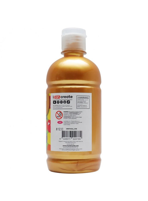 Mont Marte Poster Paint 500ml Gold - Handy Mandy Craft Store