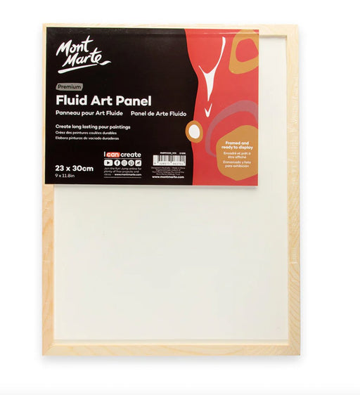 Mont Marte Premium Fluid Art Panel 23x30cm - Handy Mandy Craft Store