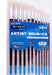 Mont Marte Studio Artist Brushes 12pce Round 1-12 - Handy Mandy Craft Store