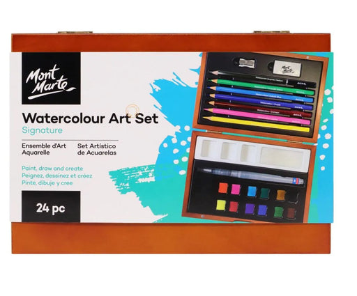 Mont Marte Watercolour Art Set 24pc - Handy Mandy Craft Store