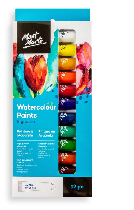 Mont Marte Watercolour Basics Kit - 25 pieces - Handy Mandy Craft Store