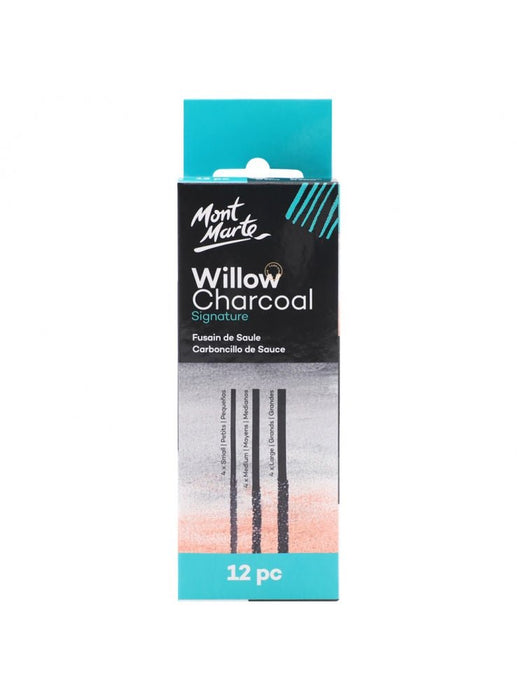 Mont Marte Willow Charcoal Pkt 12 - Handy Mandy Craft Store