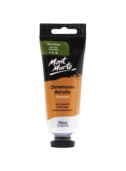 Olive Green Premium Dimension Acrylic Paint 75ml - Handy Mandy Craft Store