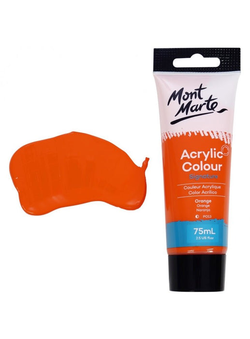 Orange Signature Acrylic Paint 75ml - Handy Mandy Craft Store
