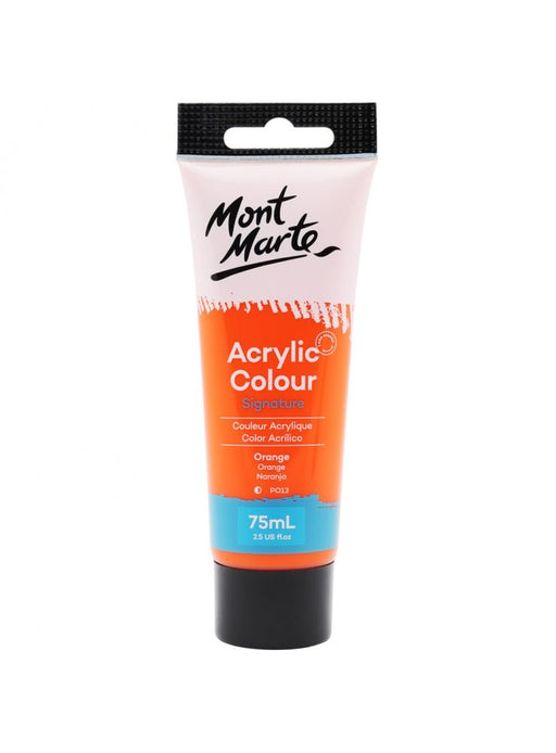 Orange Signature Acrylic Paint 75ml - Handy Mandy Craft Store