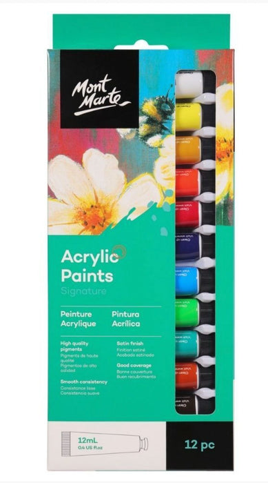 Paint and Sip Beginner Kit for Two | Acrylic Painting for Adults Kids | Art DIY - Handy Mandy Craft Store