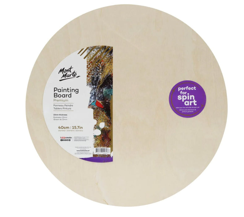 Painting Board Round Premium 40cm - Handy Mandy Craft Store