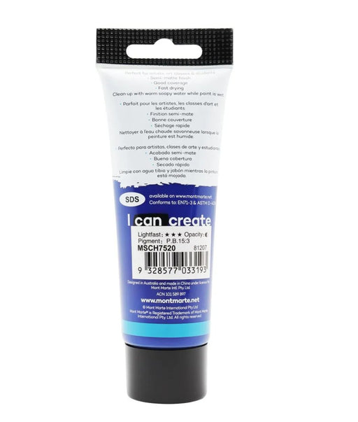 Phthalo Blue Acrylic Paint Signature 75ml - Handy Mandy Craft Store