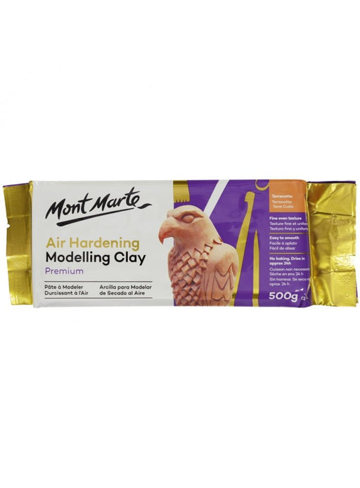 Premium Air Hardening Modelling Clay Terracotta 500g - Handy Mandy Craft Store