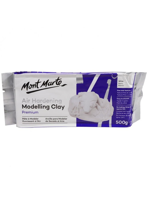 Premium Air Hardening Modelling Clay - White 500gms - Handy Mandy Craft Store