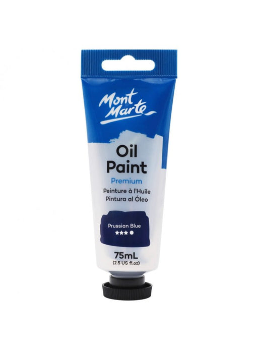 Prussian Blue Premium Oil Paint Tube 75ml - Handy Mandy Craft Store