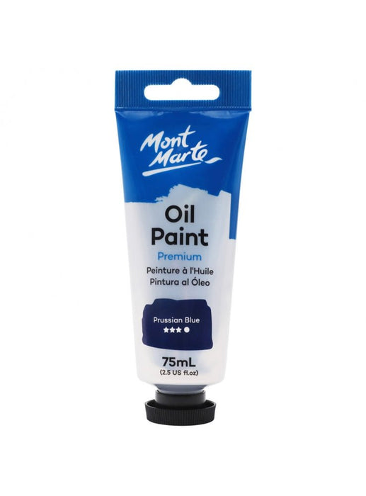 Prussian Blue Premium Oil Paint Tube 75ml - Handy Mandy Craft Store